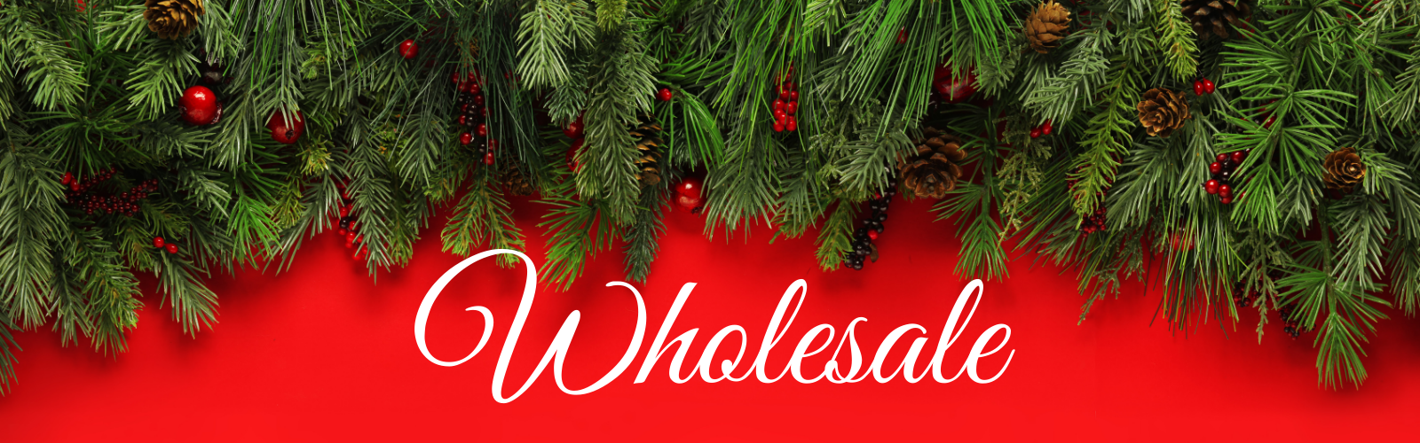 Wholesale Christmas Trees, fresh holiday Wreaths & gift cards for