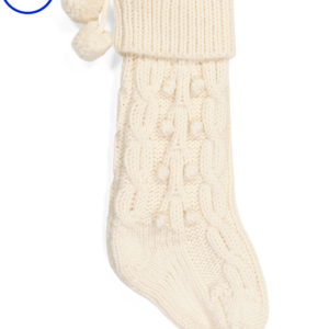 Knit Branches Stocking - HOUSE AND GARDEN