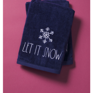 Merry Christmas Snowflake Hand Towels - RAE DUNN